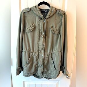 Max Jeans Army Green Utility Jacket Coat. Womens size M
